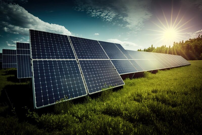 Méga centrale solaire photovoltaïque