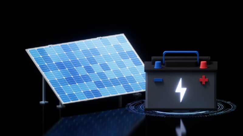 Batterie au lithium énergie solaire