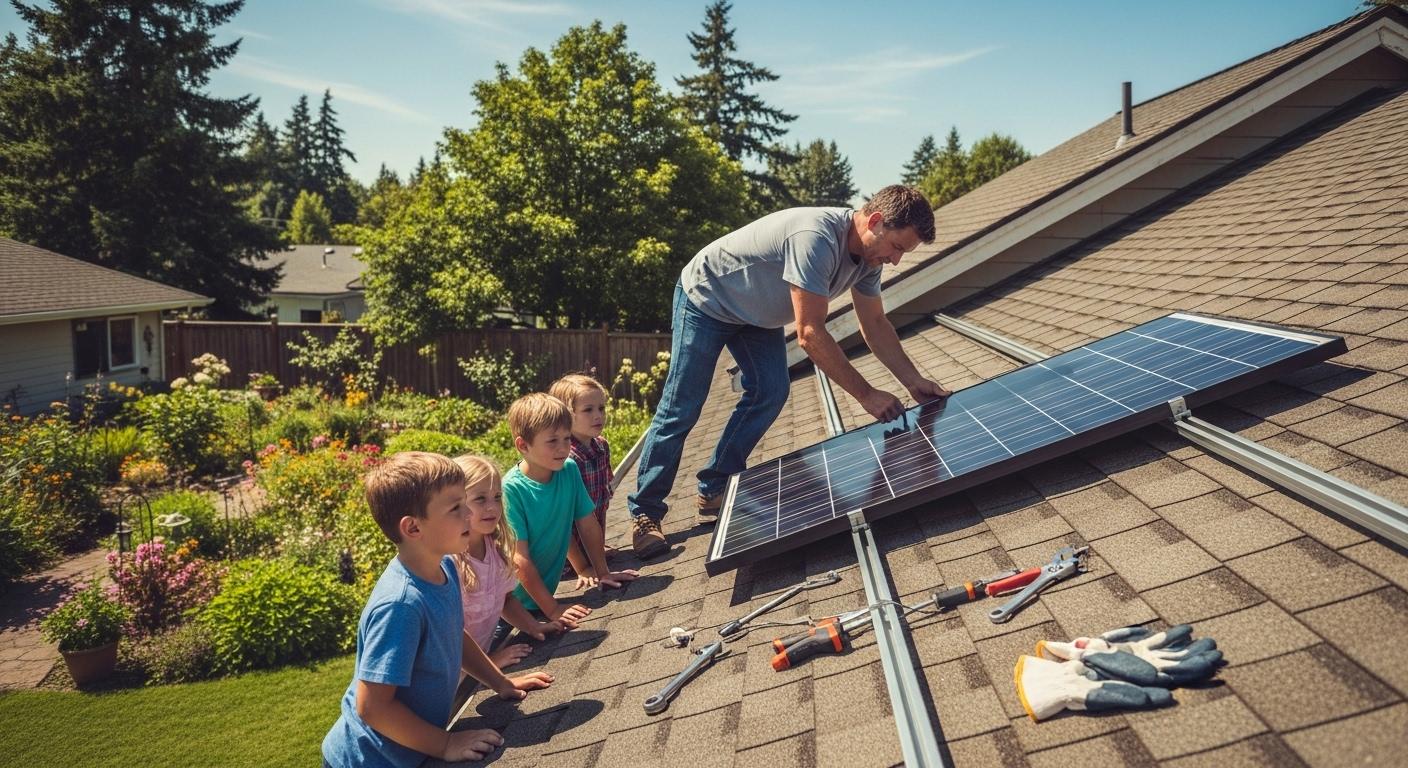 La composition d’un kit solaire moderne